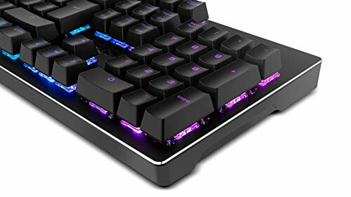 Mechanical keyboard with RGB lighting